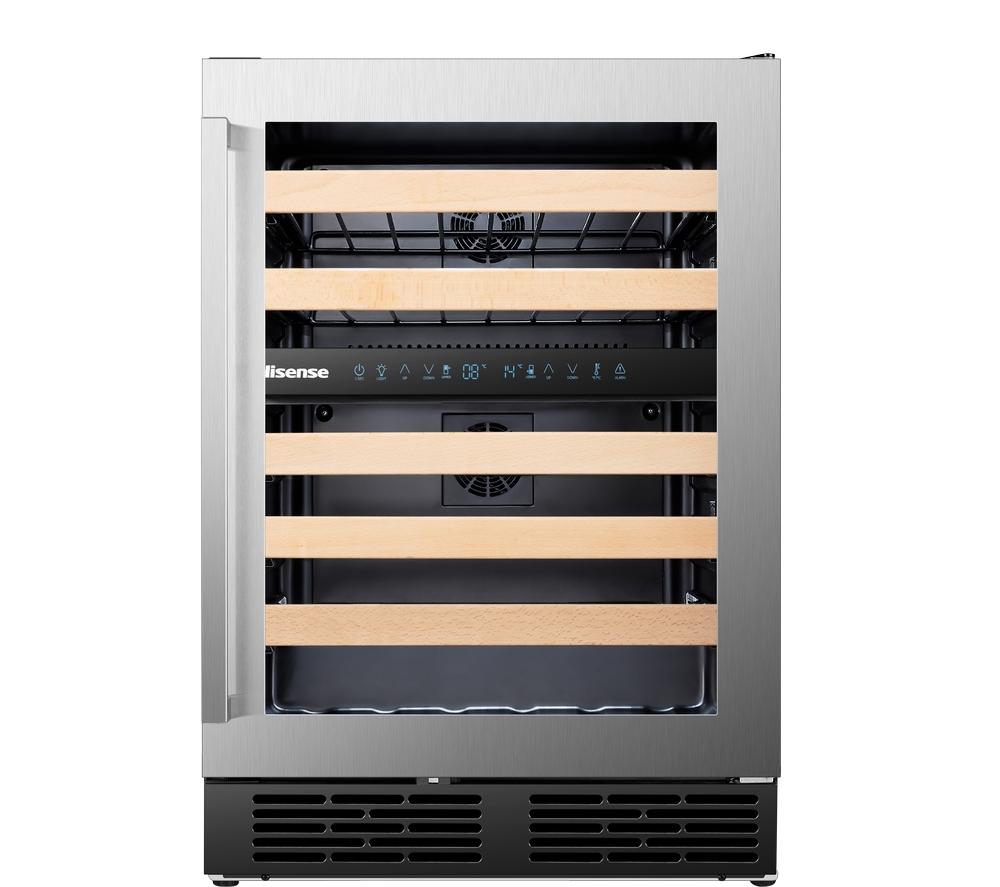 HISENSE RW17W4NWG0 Wine Cooler  Silver, Silver/Grey