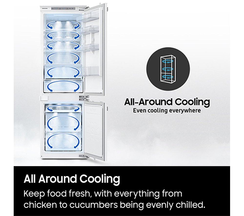 SAMSUNG Series 4 SpaceMax RB34C600ESA/EU Smart 70/30 Fridge Freezer - Silver image number 9 of 11