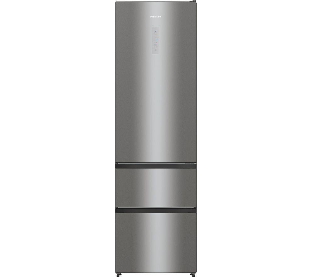 HISENSE RM469N4ACEUK 60/40 Fridge Freezer - Stainless Steel, Stainless Steel