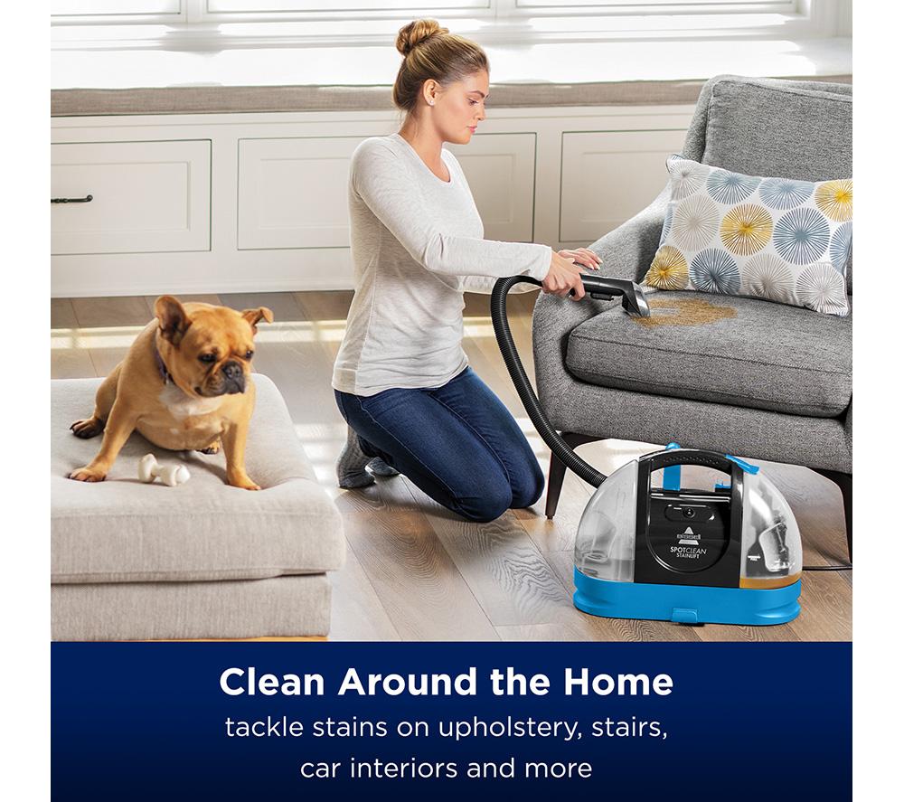 BISSELL SpotClean StainLift 3619E Carpet Cleaner - Blue image number 3 of 7