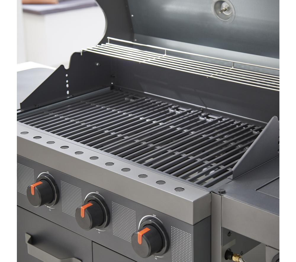 TOWER Stealth Plus T978524 4 Burner Gas BBQ - Black image number 4 of 15