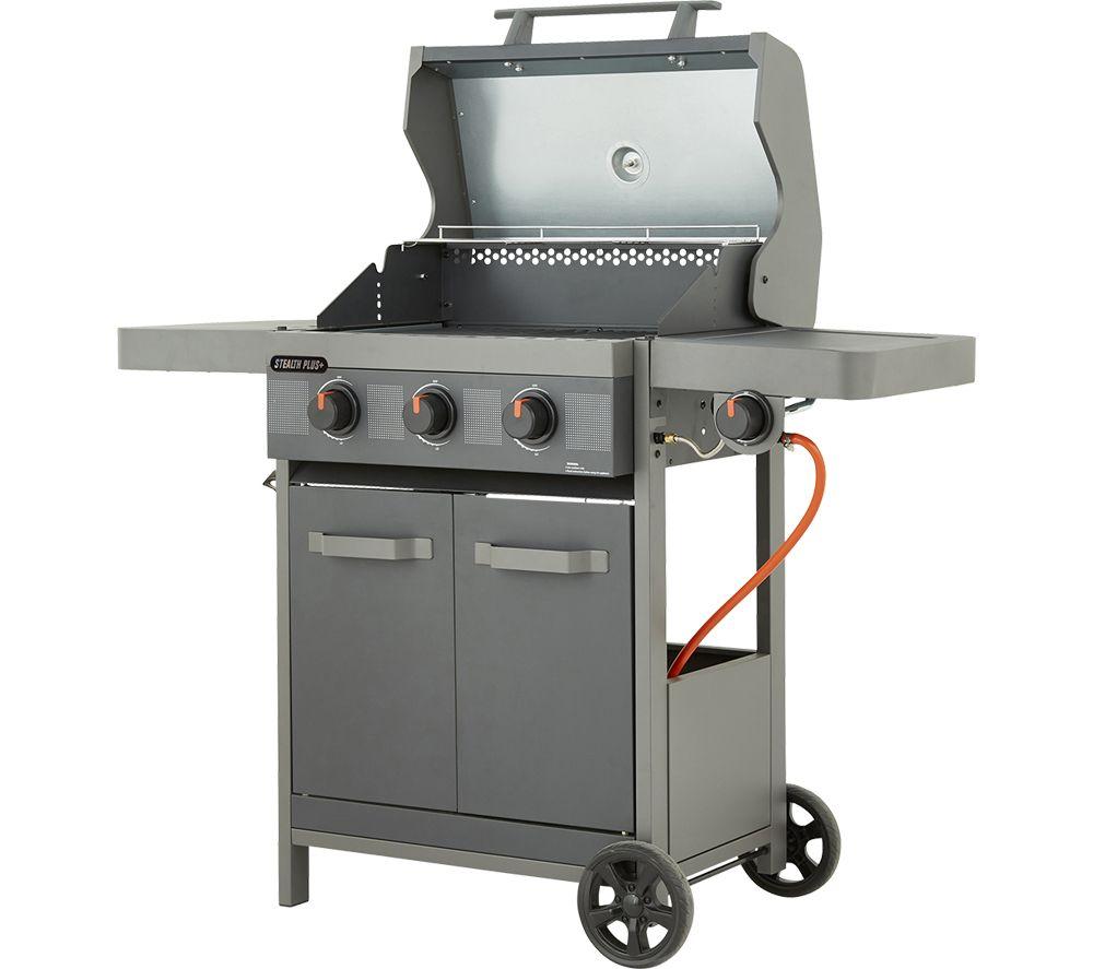 TOWER Stealth Plus T978523 3 Burner Gas BBQ - Black image number 3 of 15