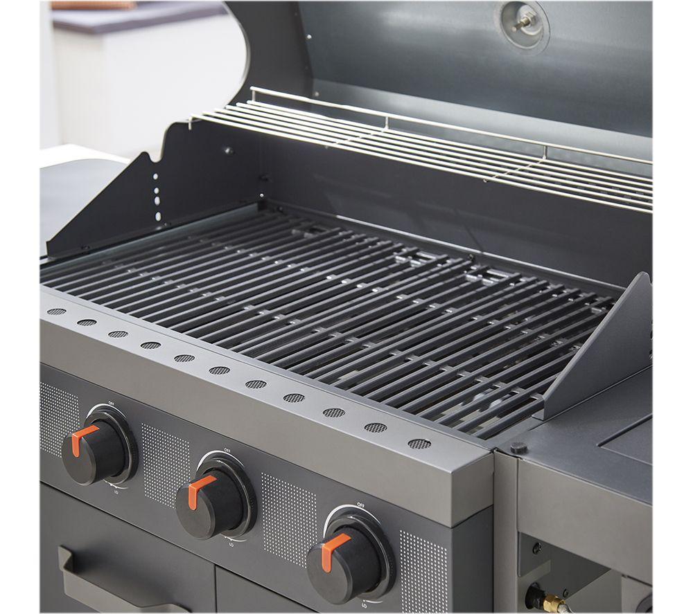 TOWER Stealth Plus T978523 3 Burner Gas BBQ - Black image number 4 of 15