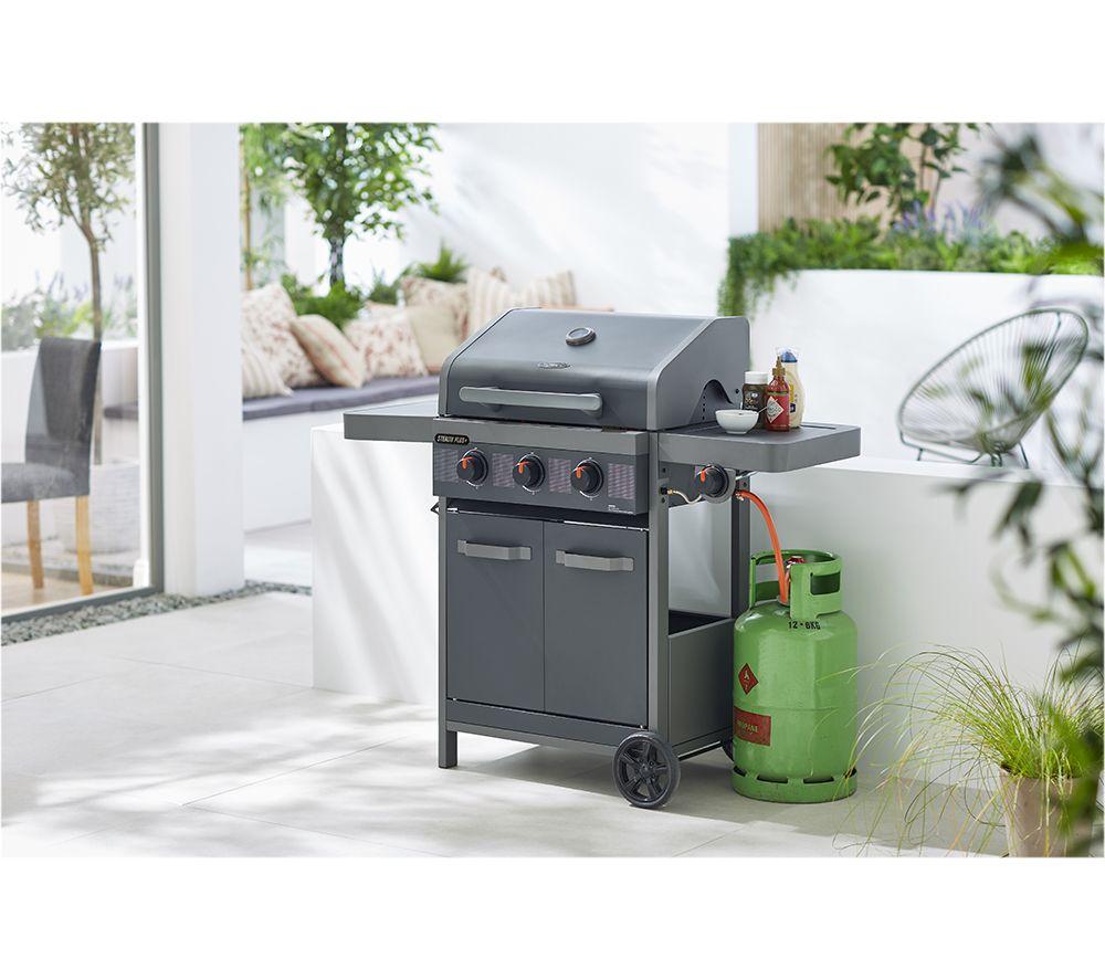 TOWER Stealth Plus T978523 3 Burner Gas BBQ - Black image number 14 of 15