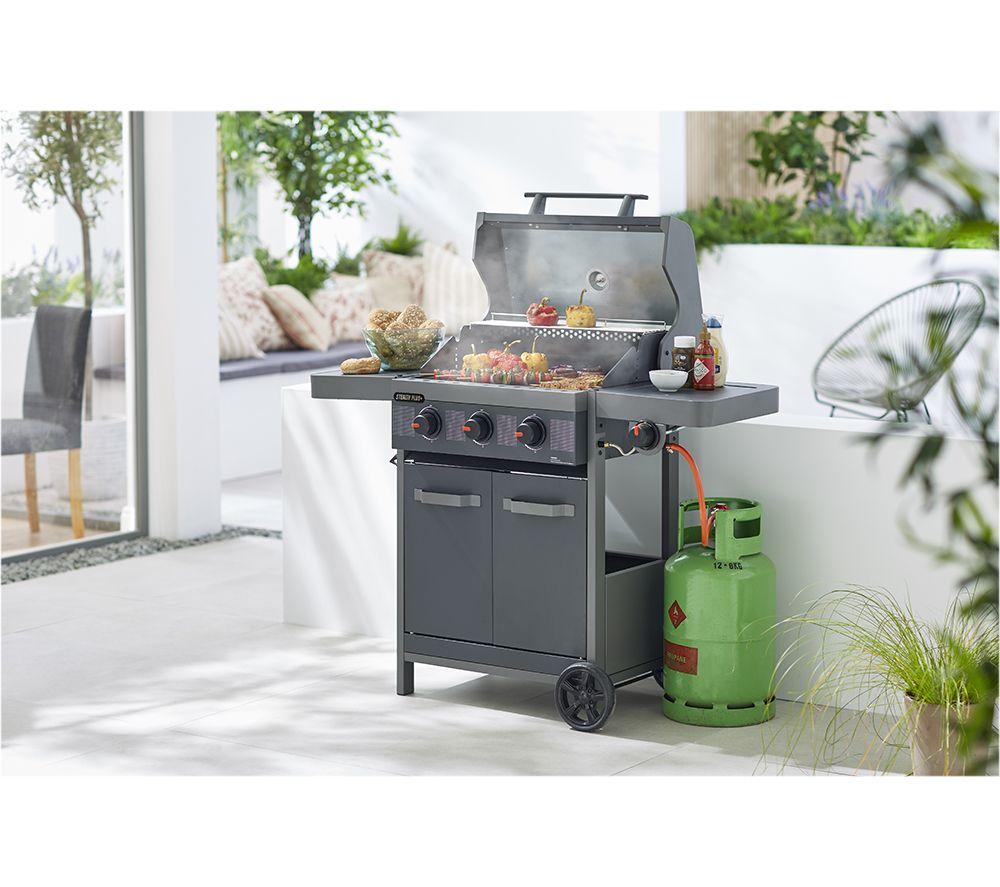 TOWER Stealth Plus T978523 3 Burner Gas BBQ - Black image number 15 of 15