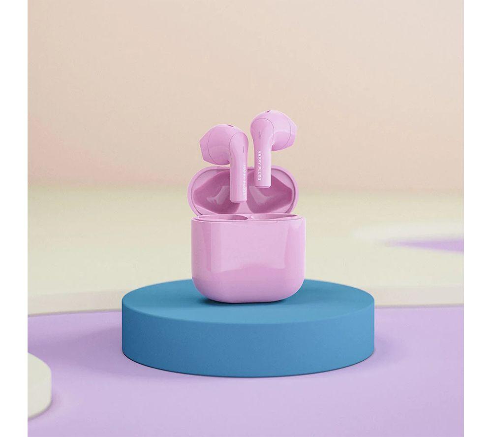 HAPPY PLUGS Joy Wireless Bluetooth Earbuds - Pink image number 7 of 8