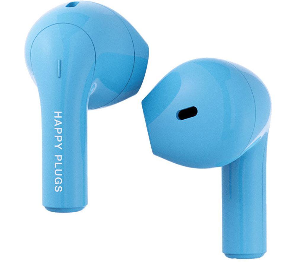 HAPPY PLUGS Joy Wireless Bluetooth Earbuds - Blue, Blue