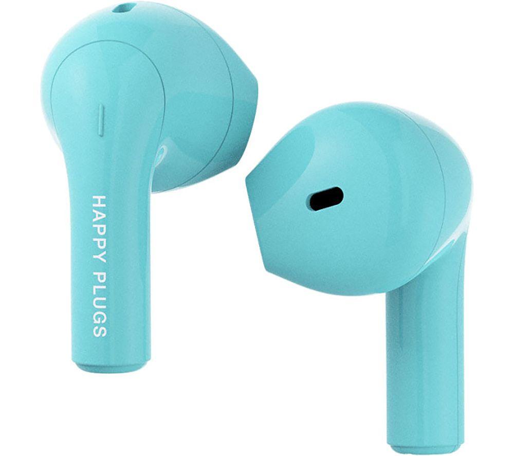 HAPPY PLUGS Joy Wireless Bluetooth Earbuds - Turquoise, Blue