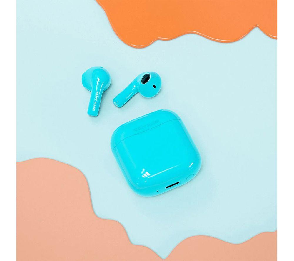 HAPPY PLUGS Joy Wireless Bluetooth Earbuds - Turquoise image number 5 of 6