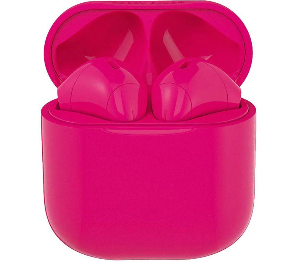 HAPPY PLUGS Joy Wireless Bluetooth Earbuds - Cerise image number 5 of 5