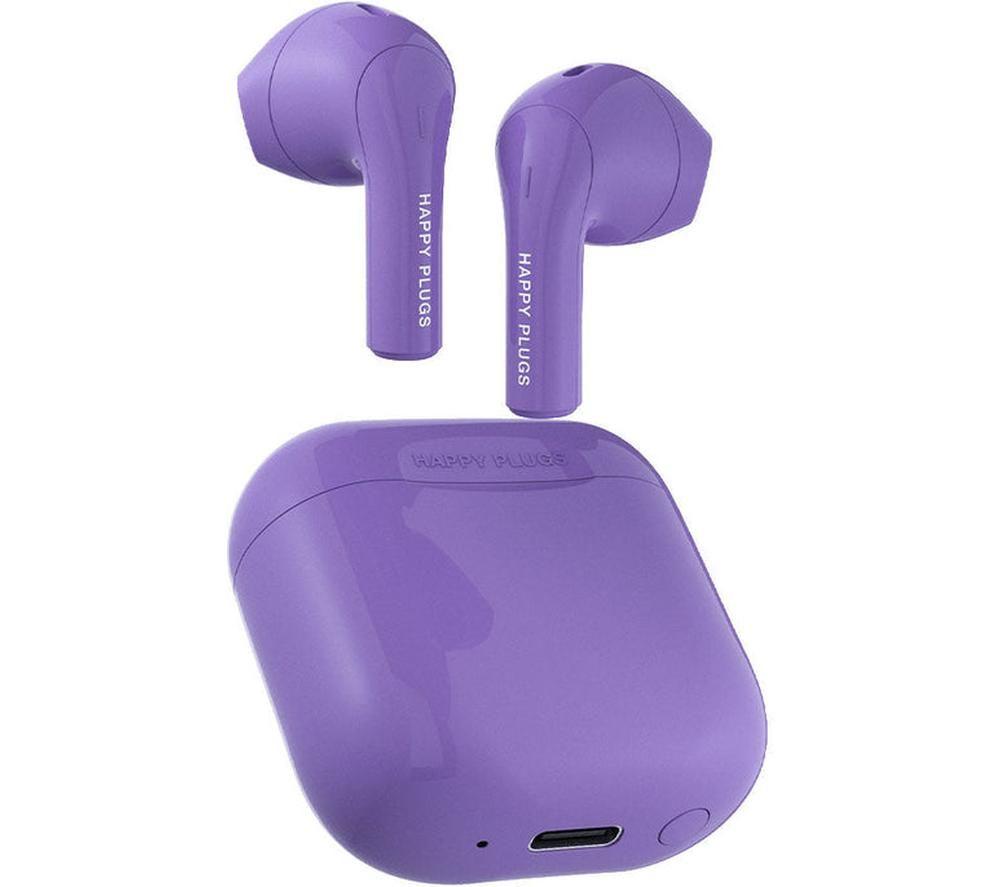 HAPPY PLUGS Joy Wireless Bluetooth Earbuds - Purple image number 3 of 7