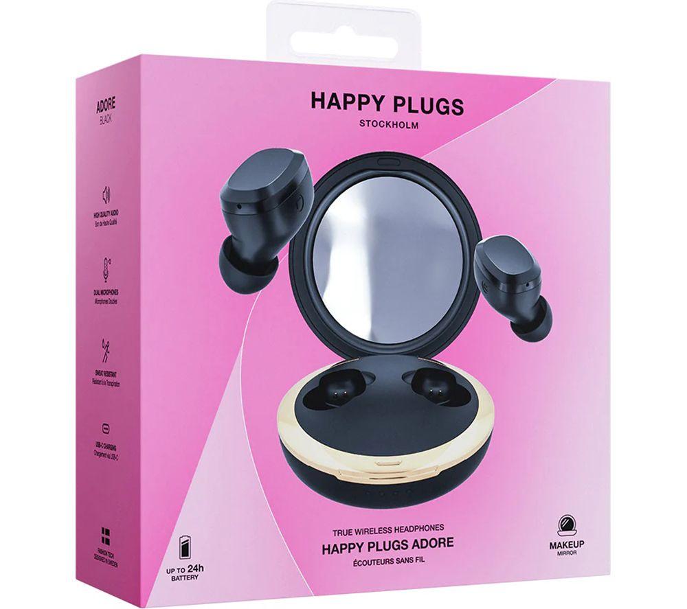 HAPPY PLUGS Adore Wireless Bluetooth Earbuds - Black image number 6 of 6