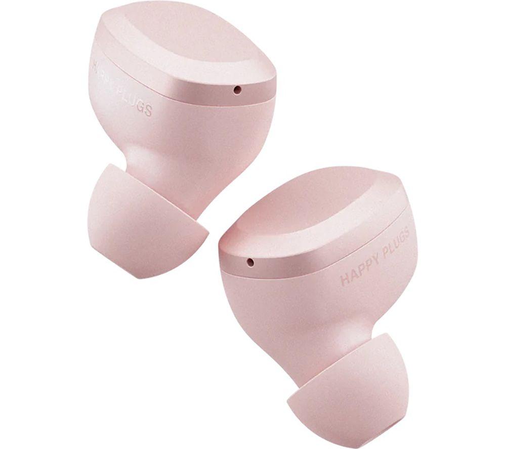 Happy Plugs Adore Wireless Bluetooth Earbuds - Pink, Pink