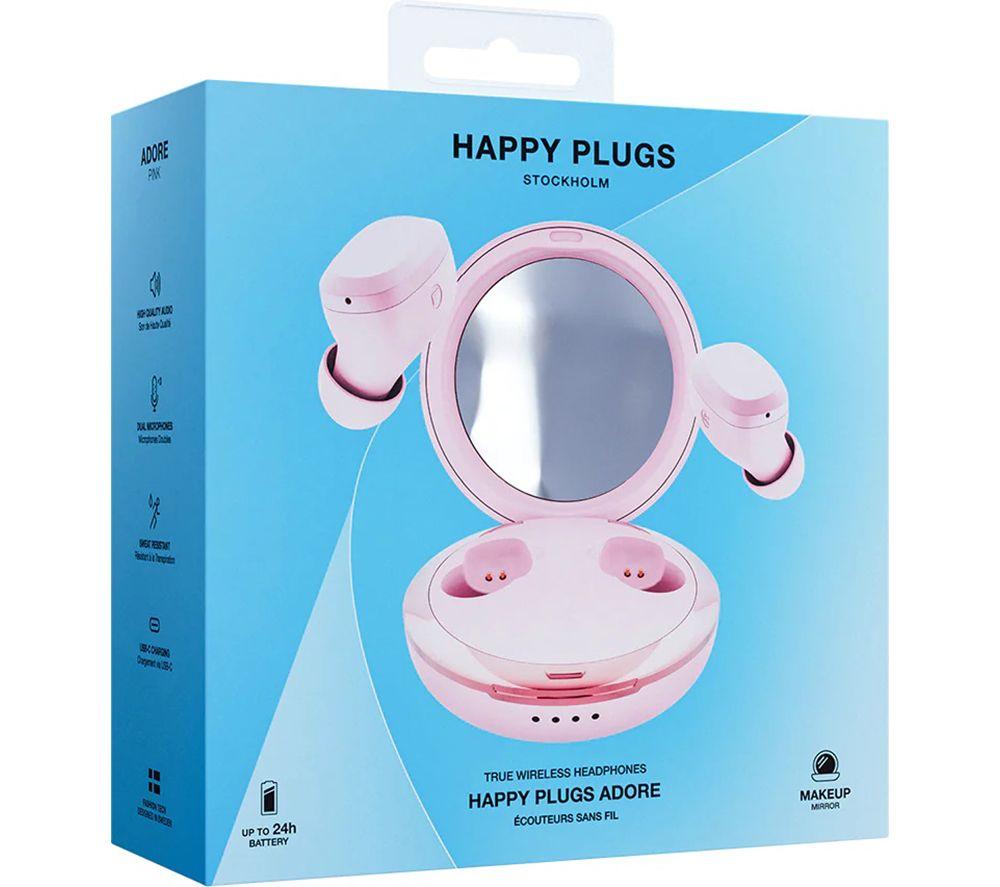HAPPY PLUGS Adore Wireless Bluetooth Earbuds - Pink image number 6 of 6
