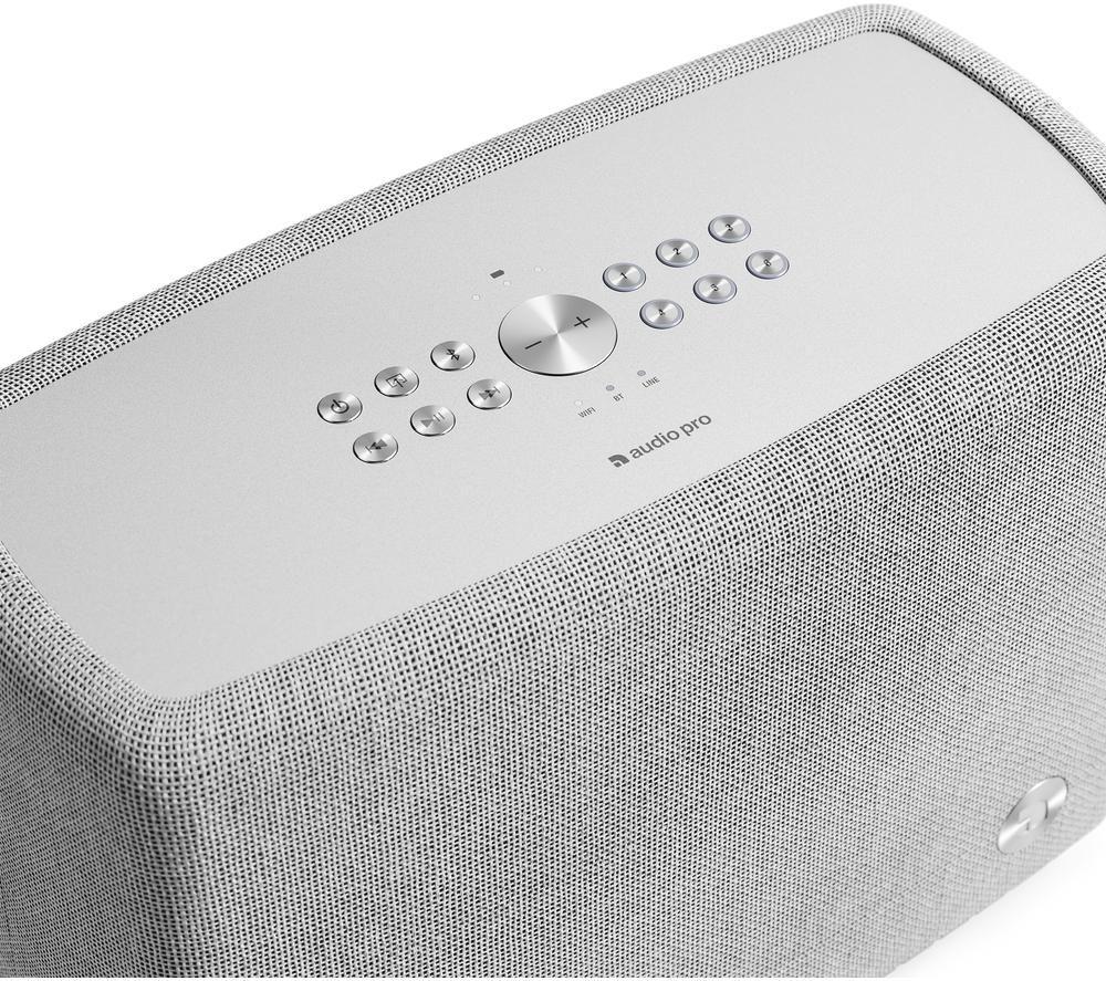 AUDIO PRO A15 Portable Wireless Multi-room Speakers - Light Grey image number 2 of 3