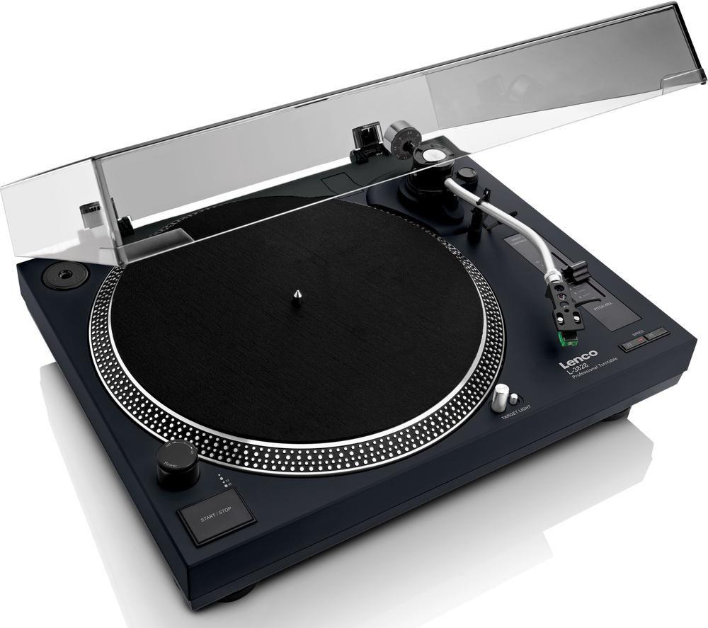 LENCO L-3828 Direct Drive Turntable - Black image number 5 of 7