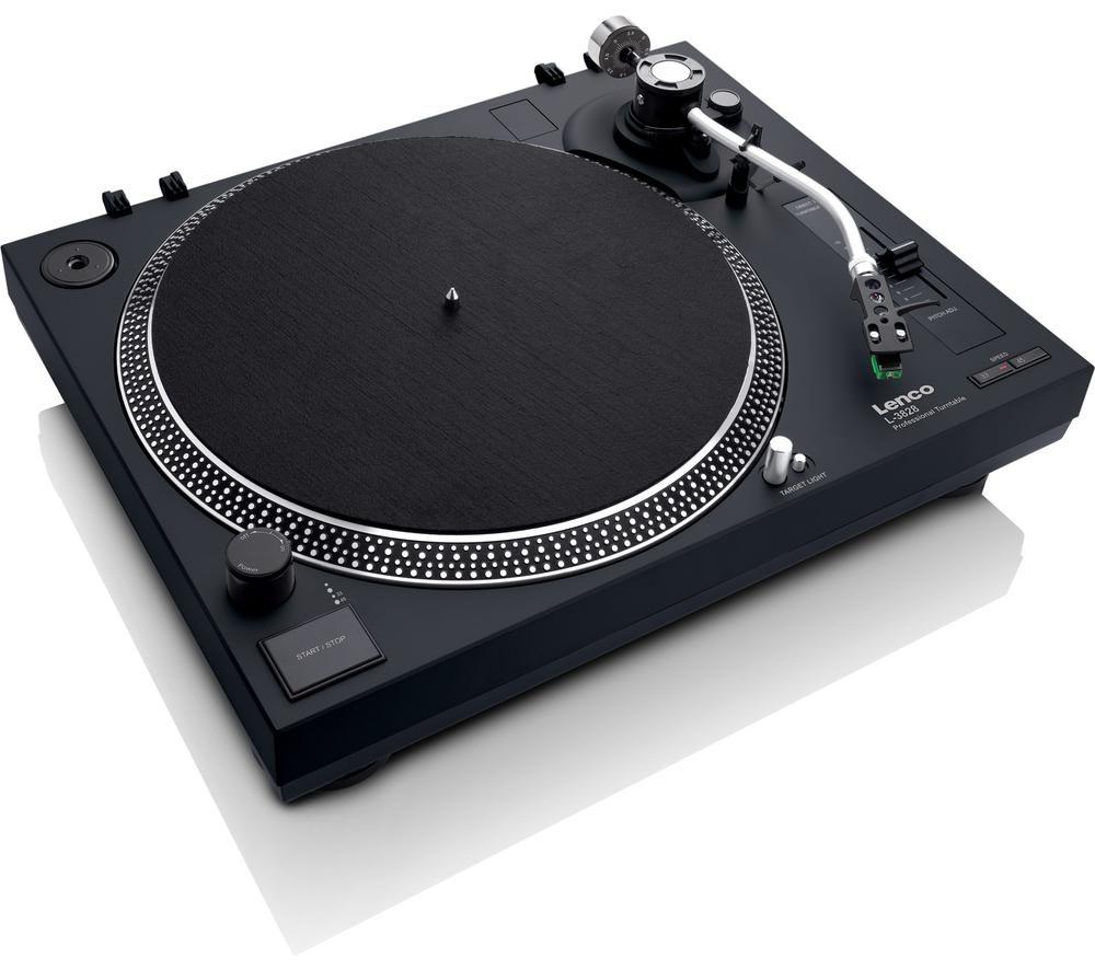 LENCO L-3828 Direct Drive Turntable - Black image number 7 of 7