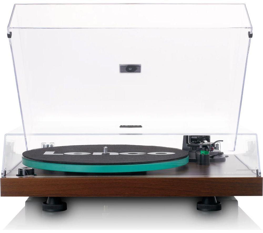 LENCO LBT-225 Belt Drive Bluetooth Turntable - Walnut image number 3 of 15