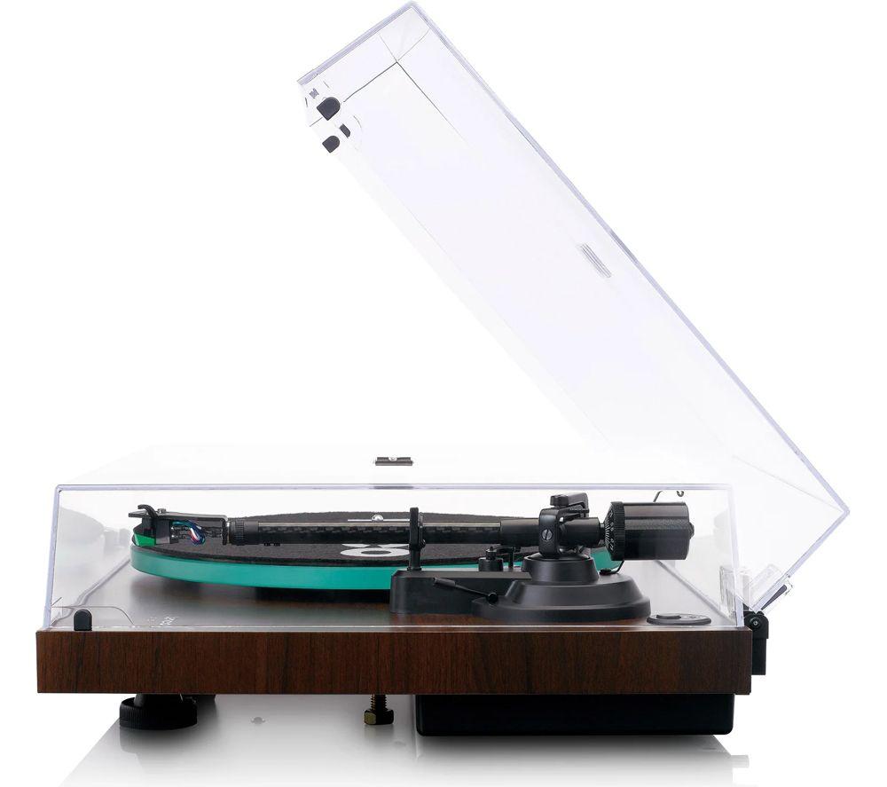 LENCO LBT-225 Belt Drive Bluetooth Turntable - Walnut image number 4 of 15