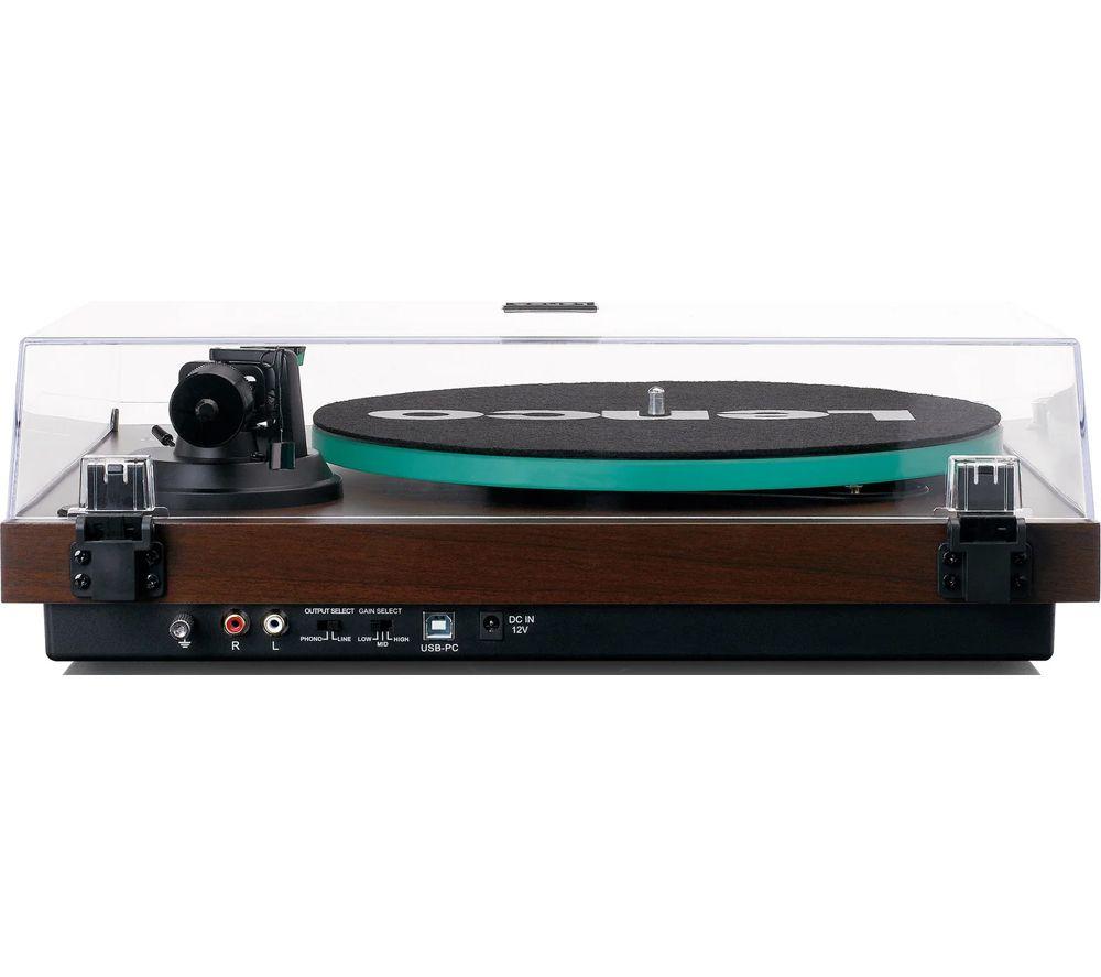 LENCO LBT-225 Belt Drive Bluetooth Turntable - Walnut image number 5 of 15