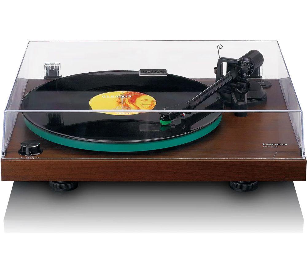LENCO LBT-225 Belt Drive Bluetooth Turntable - Walnut image number 6 of 15