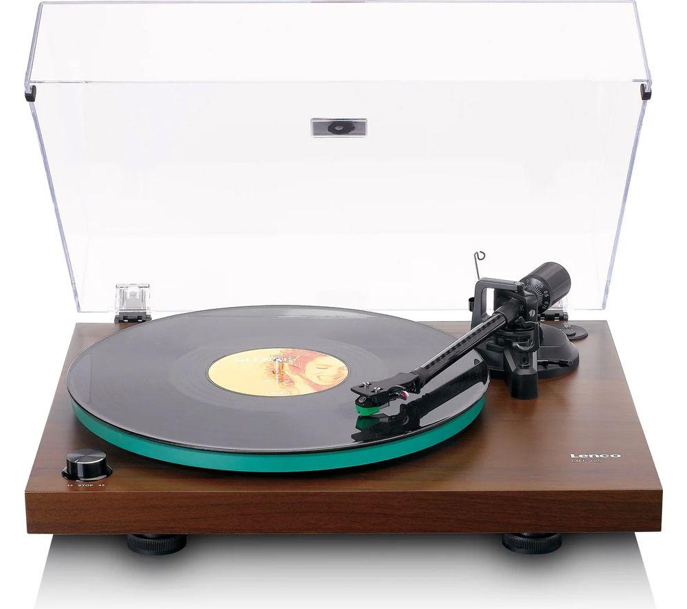 LENCO LBT-225 Belt Drive Bluetooth Turntable - Walnut image number 7 of 15