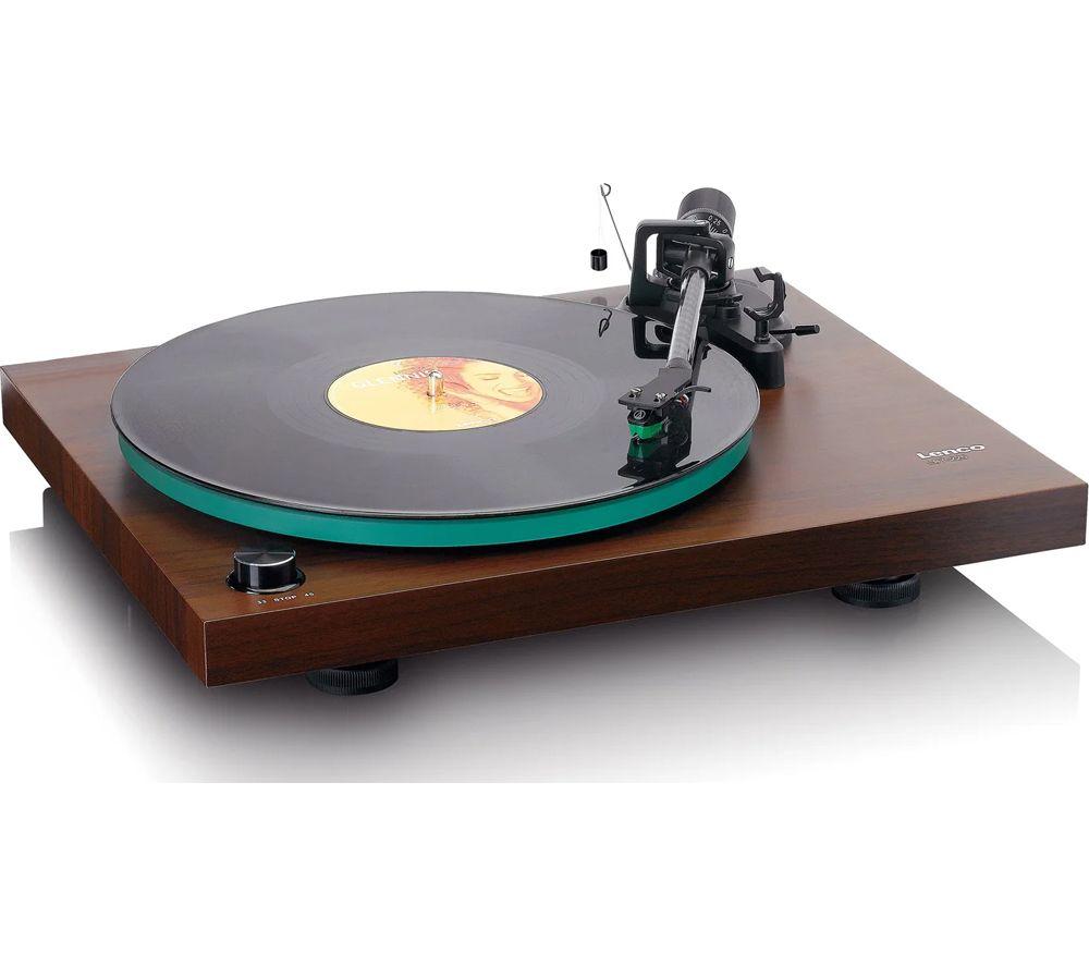 LENCO LBT-225 Belt Drive Bluetooth Turntable - Walnut image number 8 of 15