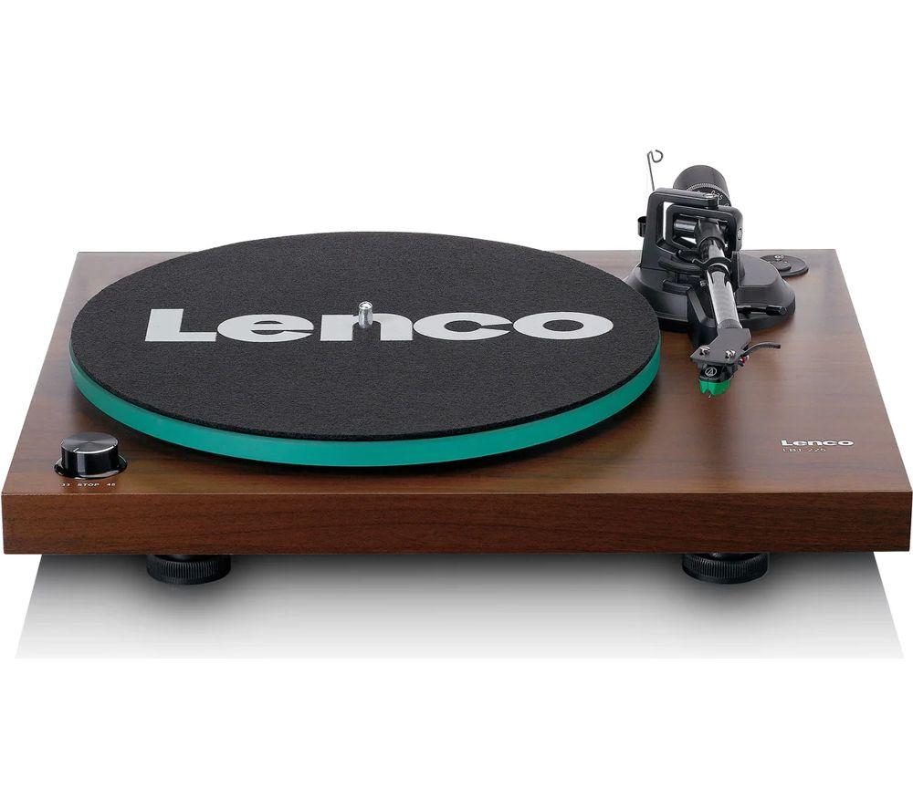 LENCO LBT-225 Belt Drive Bluetooth Turntable - Walnut image number 9 of 15