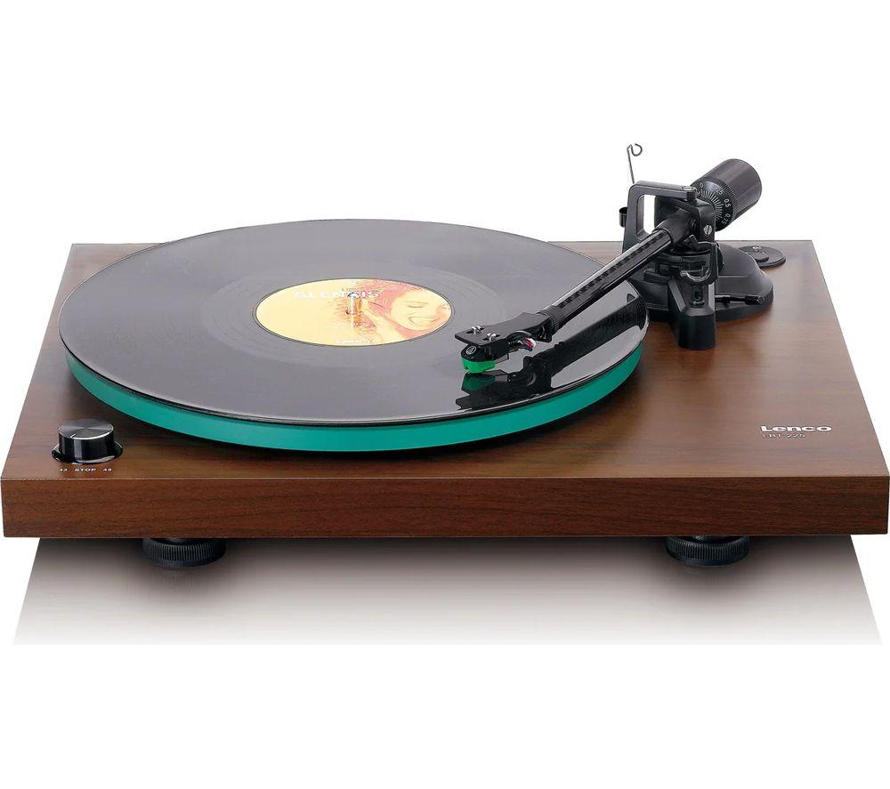 LENCO LBT-225 Belt Drive Bluetooth Turntable - Walnut image number 10 of 15