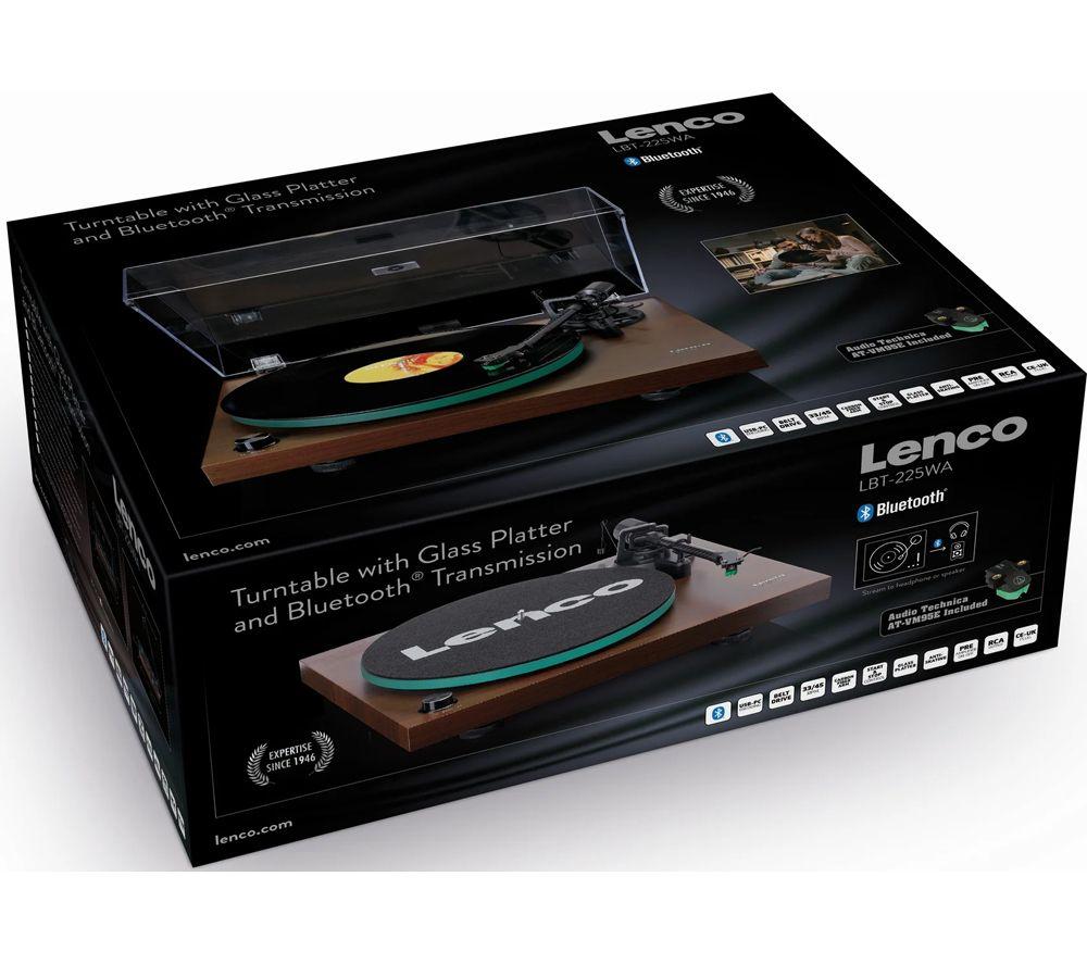 LENCO LBT-225 Belt Drive Bluetooth Turntable - Walnut image number 14 of 15