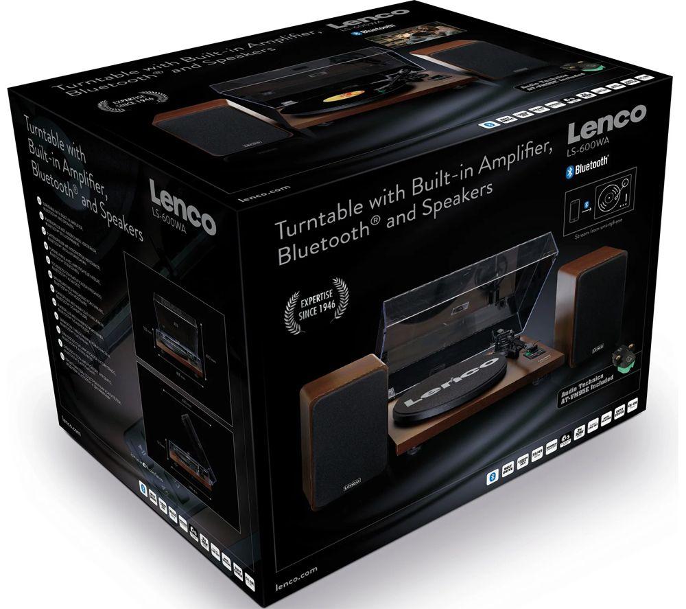LENCO LS-600 Belt Drive Bluetooth Turntable - Walnut image number 15 of 16