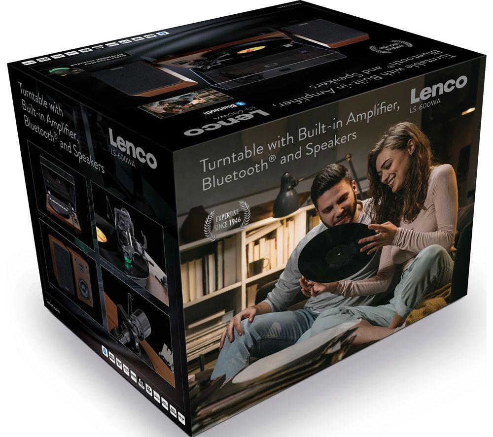 LENCO LS-600 Belt Drive Bluetooth Turntable - Walnut image number 16 of 16