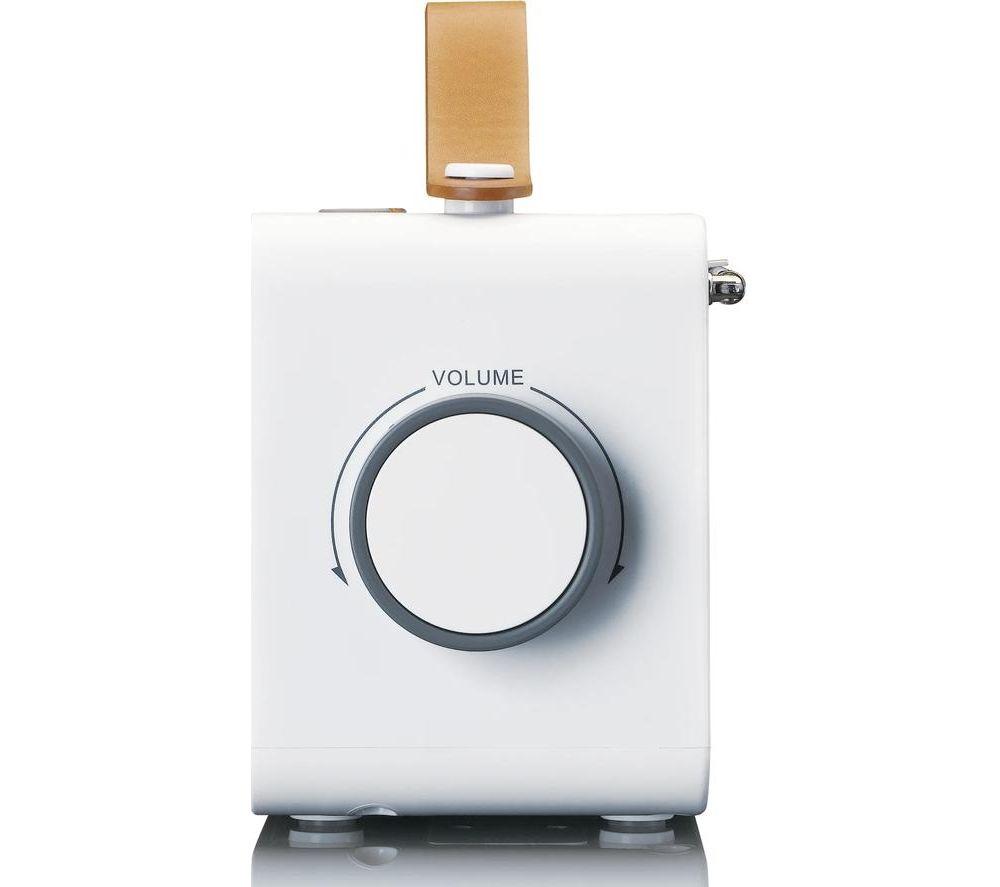 LENCO Senior PDR-065 Portable DAB+/FM Smart Bluetooth Clock Radio - White image number 11 of 12