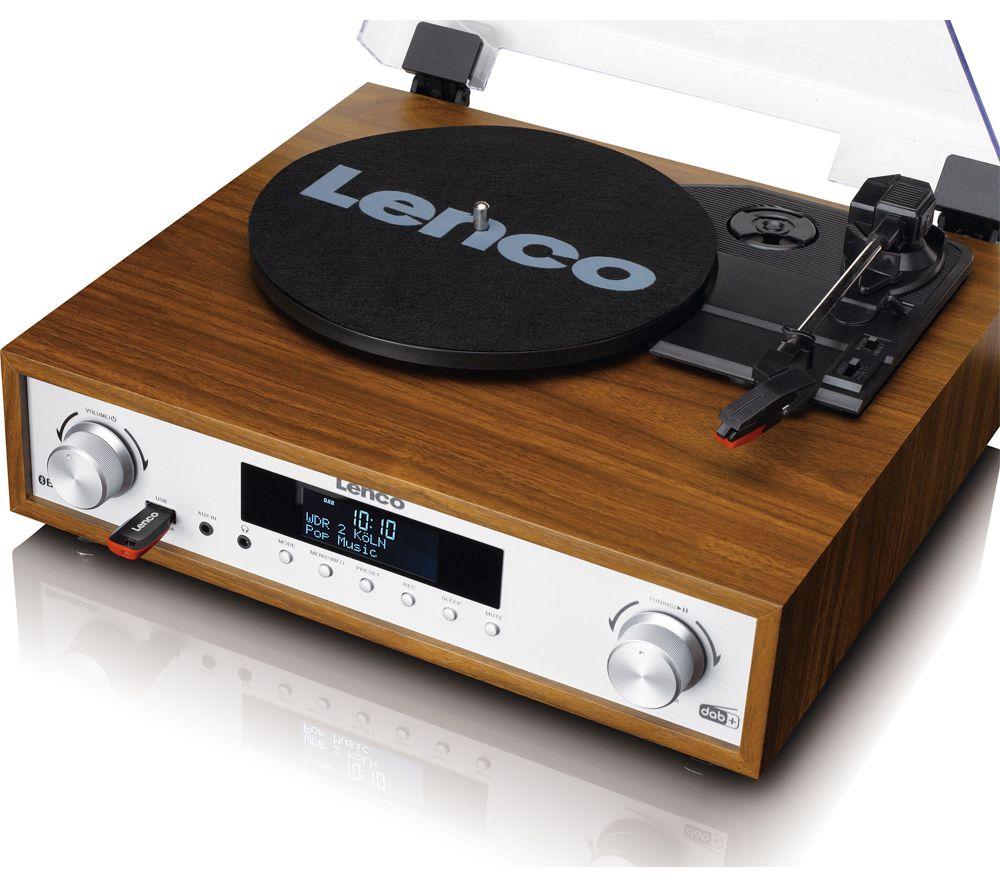 LENCO MC-160WD Belt Drive Bluetooth Turntable - Wood image number 5 of 10