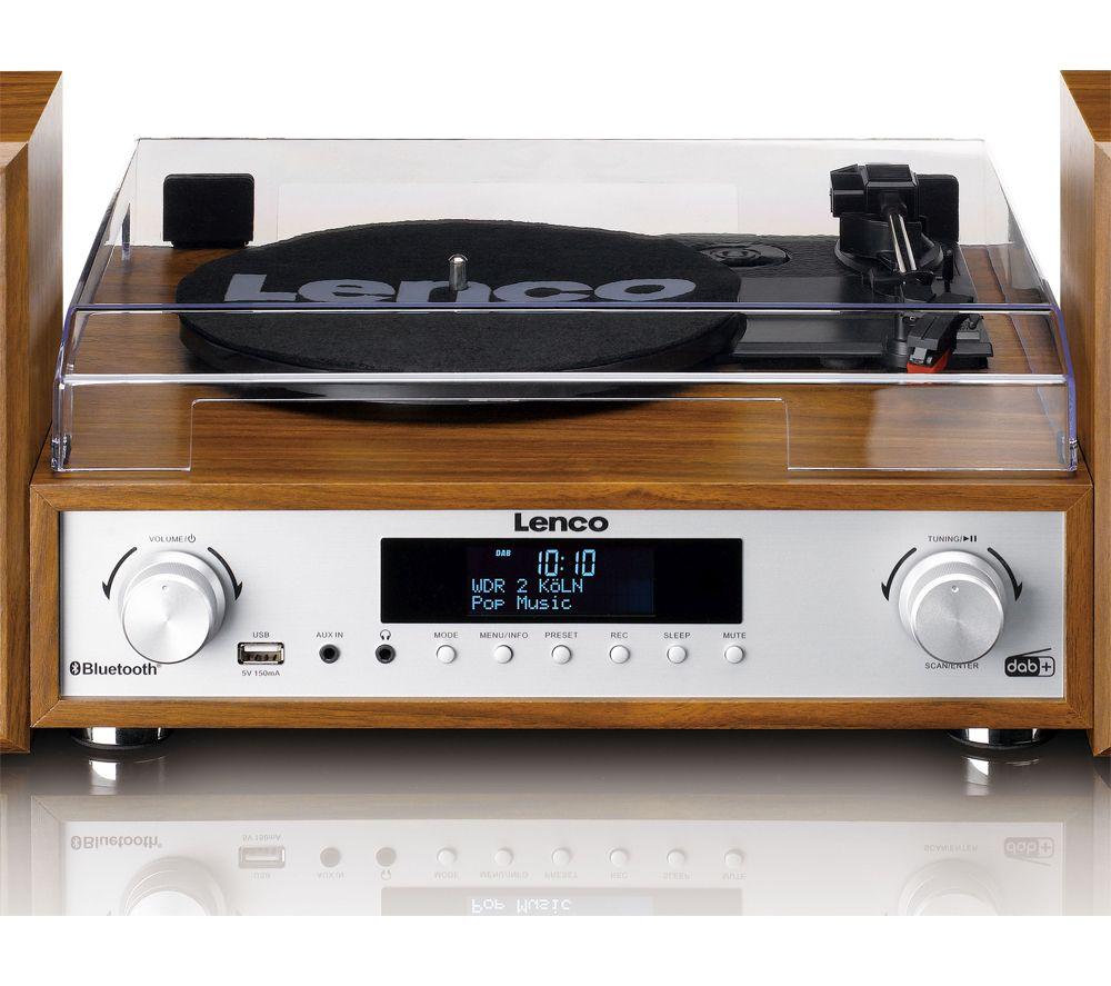 LENCO MC-160WD Belt Drive Bluetooth Turntable - Wood image number 6 of 10