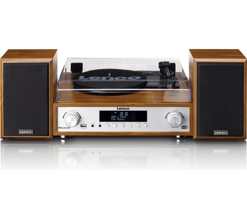 LENCO MC-160WD Belt Drive Bluetooth Turntable - Wood image number 8 of 10