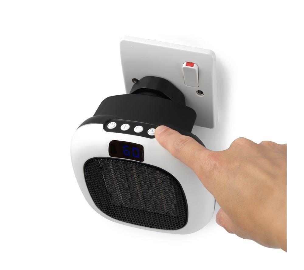BELDRAY Handy EH3214P Plug Heater - Black & White image number 2 of 5