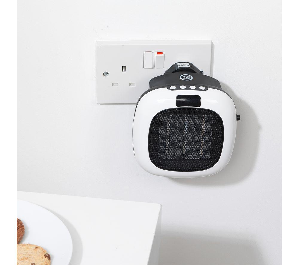 BELDRAY Handy EH3214P Plug Heater - Black & White image number 3 of 5
