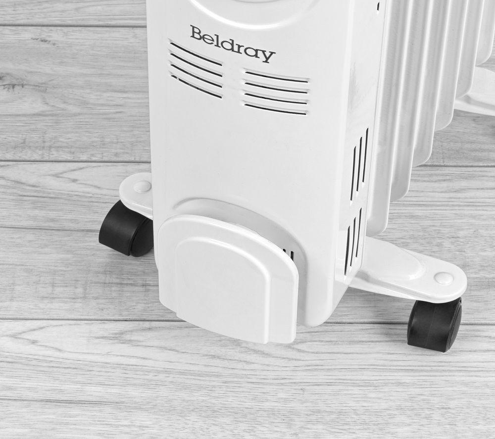 BELDRAY 9 Fin EH3749 Portable Oil-Filled Radiator - White image number 5 of 6