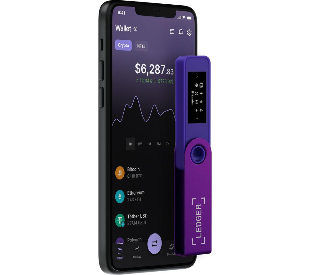 LEDGER Nano S Plus Hardware Wallet - Amethyst Purple image number 8 of 10