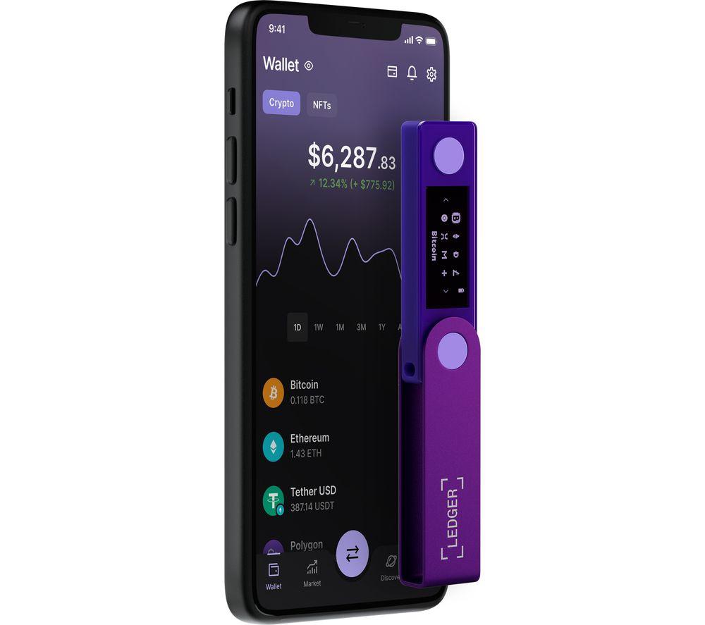 LEDGER Nano X Hardware Wallet - Amethyst Purple image number 3 of 7