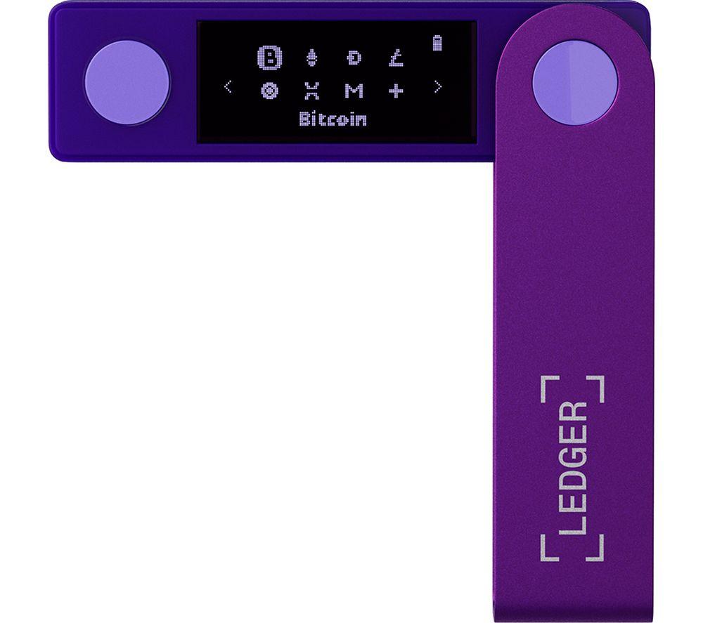 Ledger Nano X (Amethyst Purple) - Secure and Manage Your Crypto & NFTs  on-The-go with Our Bluetooth®-Enabled Hardware Wallet