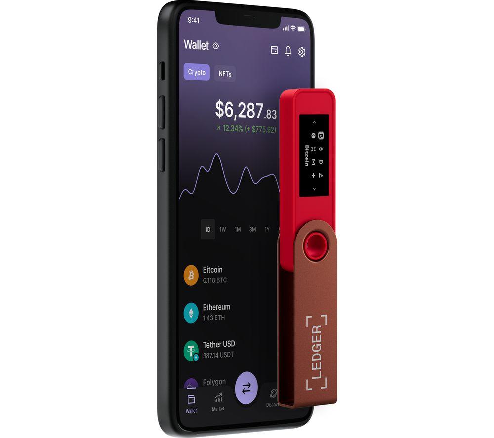 LEDGER Nano S Plus Hardware Wallet - Ruby Red image number 7 of 9