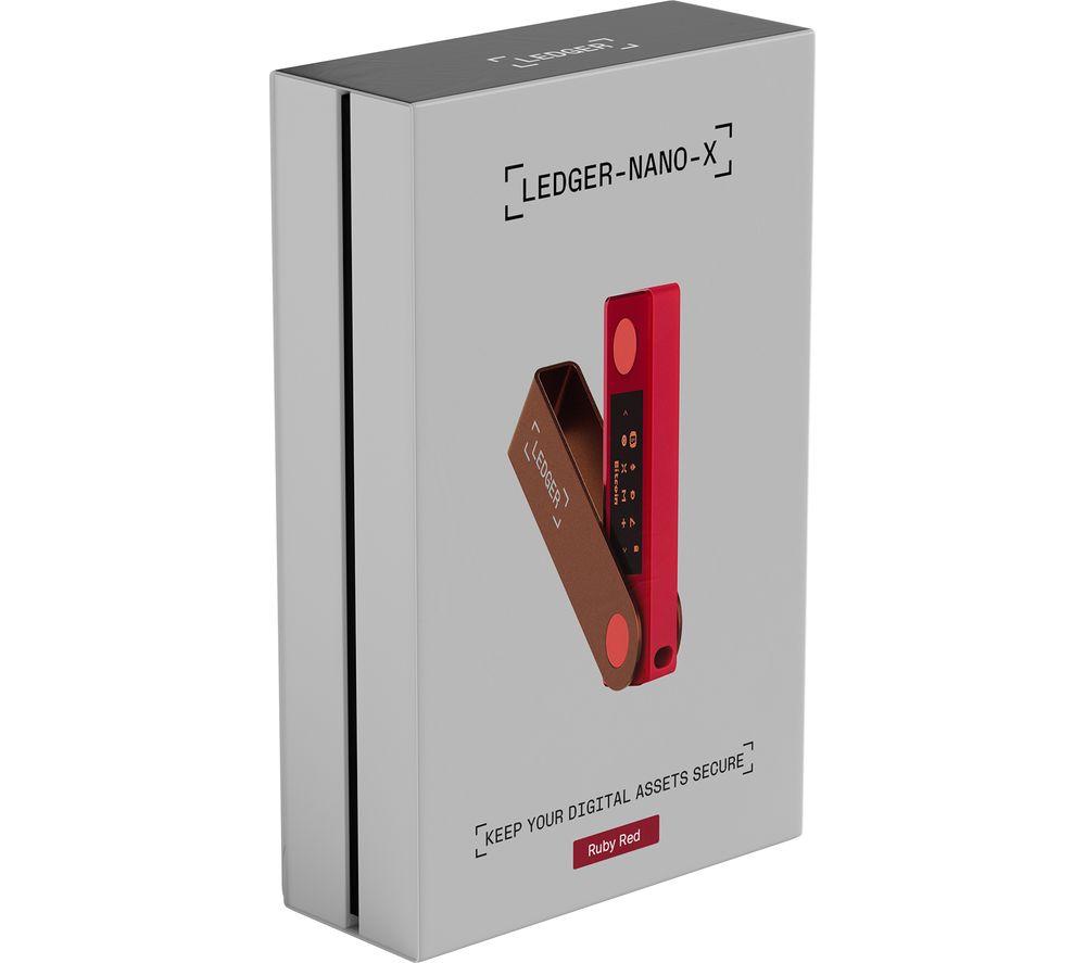 LEDGER Nano X Hardware Wallet - Ruby Red image number 3 of 9