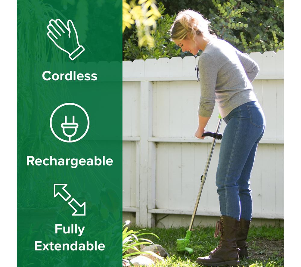 LAWN BARBER Lawn Barber Cordless Garden Strimmer - Green image number 6 of 17