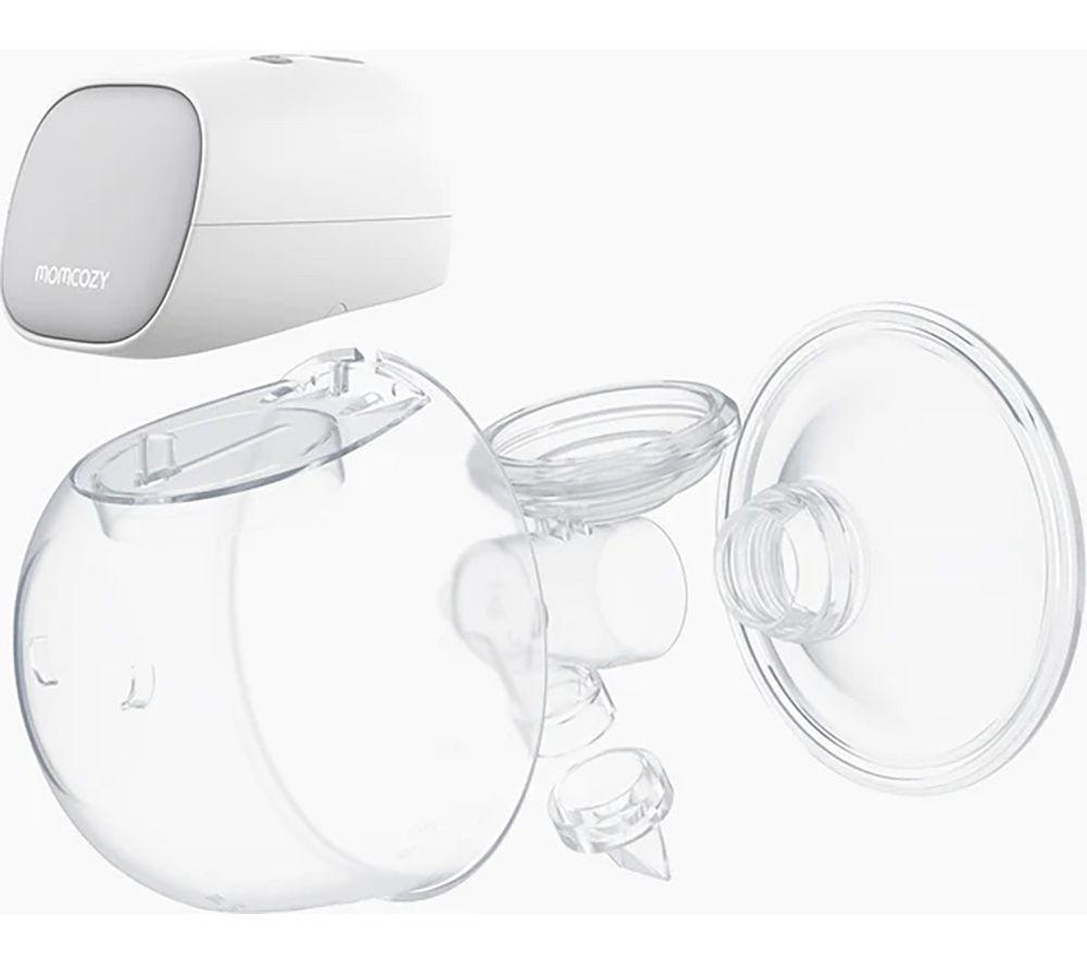 MOMCOZY S9 Pro Double Electric Wearable Breast Pump - White & Grey image number 3 of 17