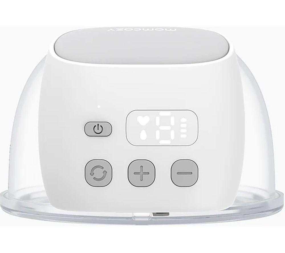 MOMCOZY S9 Pro Double Electric Wearable Breast Pump - White & Grey image number 4 of 17