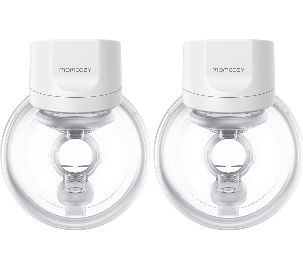 MOMCOZY S12 Pro Double Electric Wearable Breast Pump - White