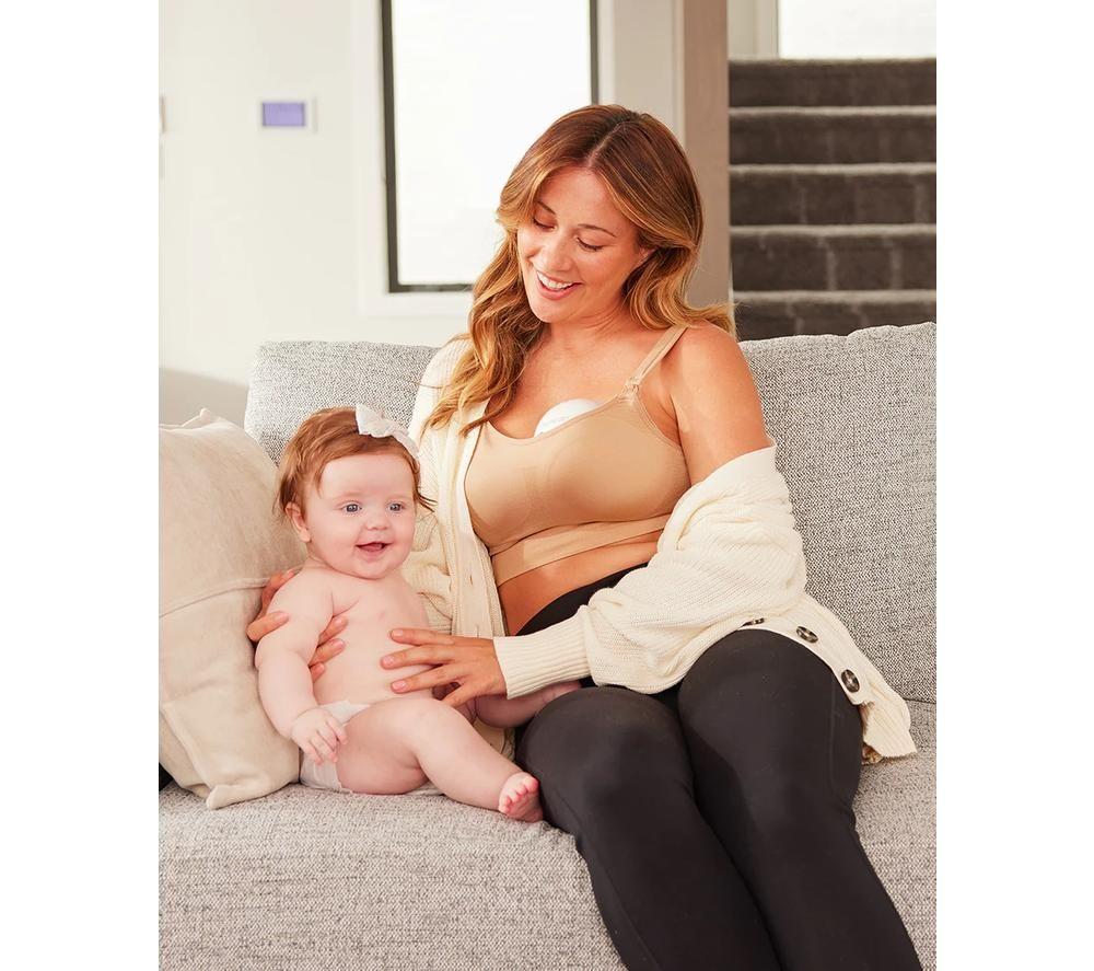 MOMCOZY All-in-one M5 Electric Wearable Breast Pump - Quill Grey image number 6 of 8