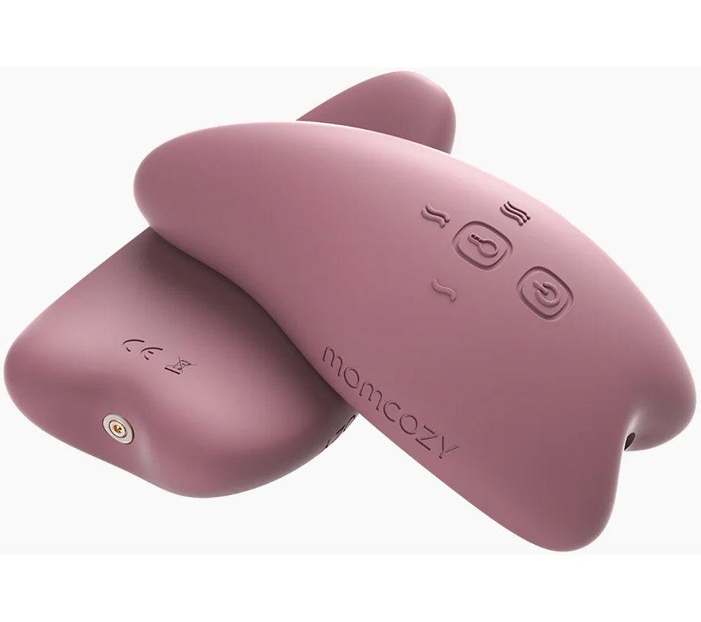 MOMCOZY 2-in-1 Lactation Massager - Twin Pack, Pink